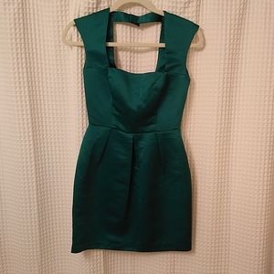 ASOS green mini dress